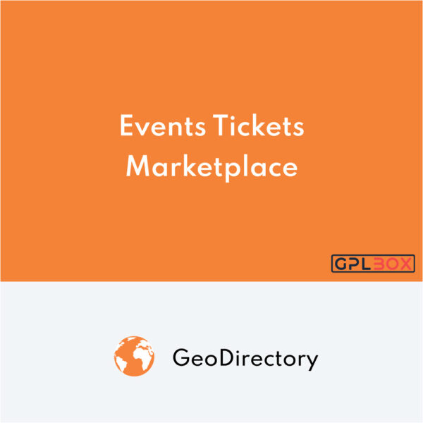 GeoDirectory Events Tickets Marketplace GeoDirectory Events Tickets Marketplace