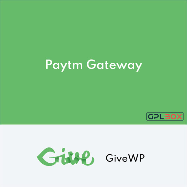 GiveWP Paytm Gateway