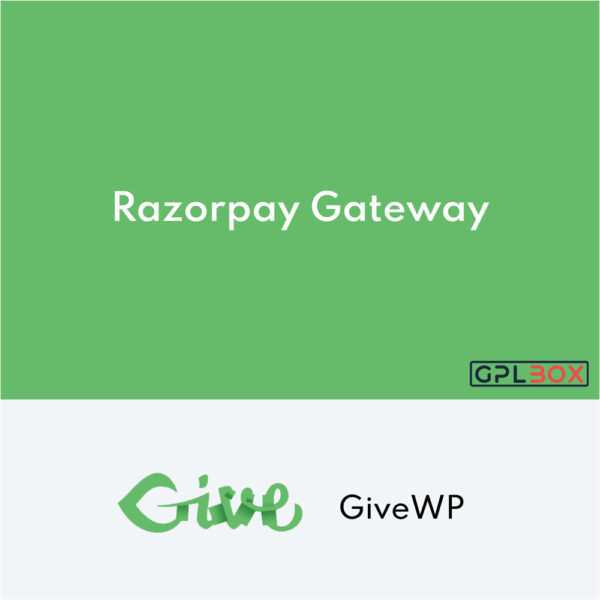 GiveWP Razorpay Gateway GiveWP Razorpay Gateway