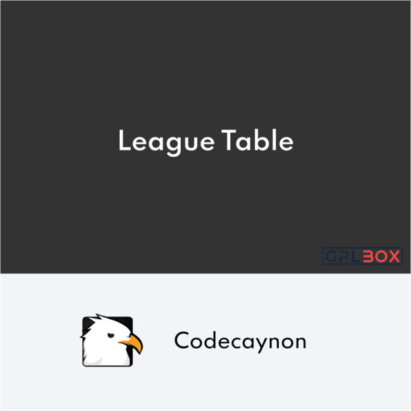 League Table WordPress Plugin League Table WordPress Plugin