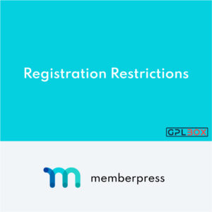 MemberPress Registration Restrictions