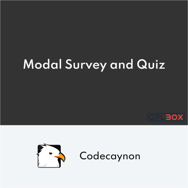 Modal Survey et Quiz Plugin Modal Survey et Quiz Plugin