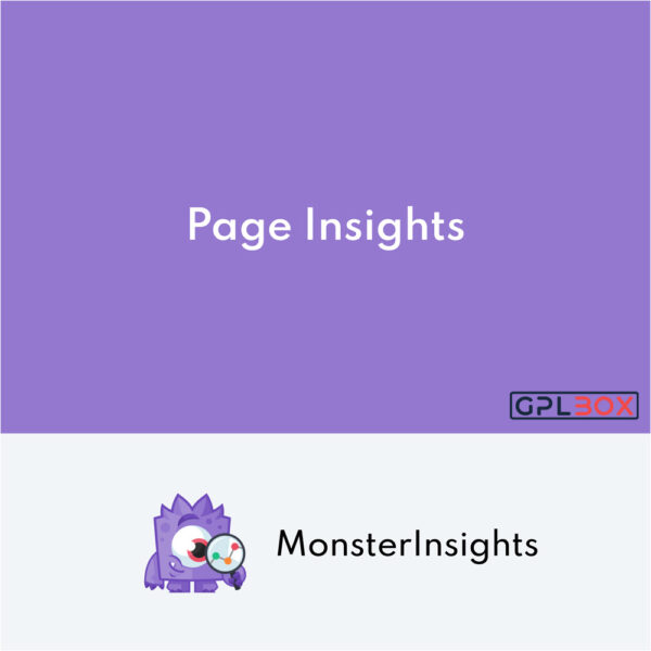 MonsterInsights Page Insights Addon MonsterInsights Page Insights Addon