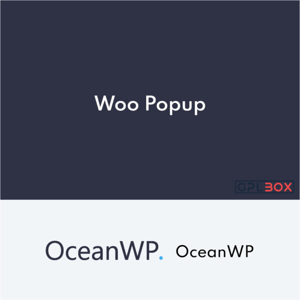OceanWP Woo Popup OceanWP Woo Popup