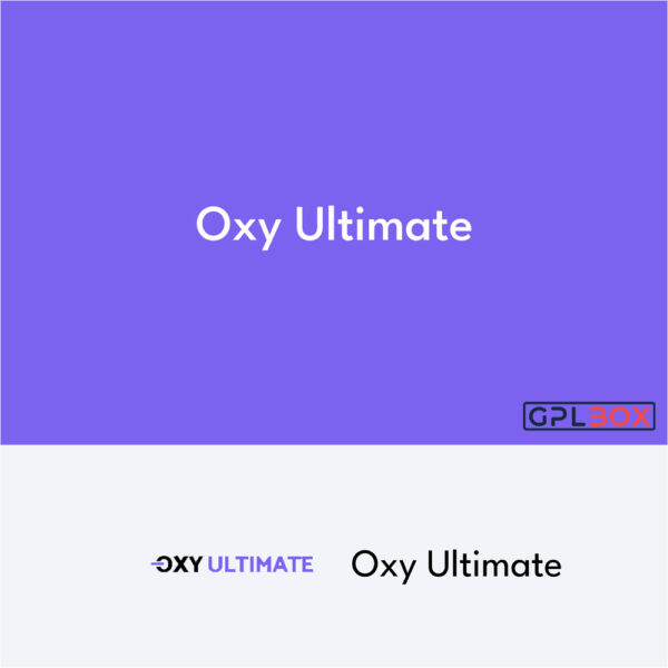 Oxy Ultimate Addon pour Oxygen Builder