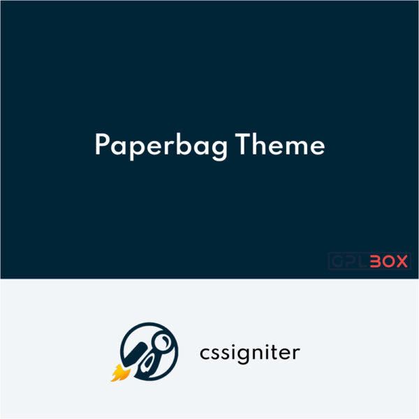 CSS Igniter Paperbag WordPress Theme CSS Igniter Paperbag WordPress Theme