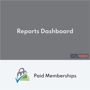 Paid Memberships Pro Reports Dashboard Addon