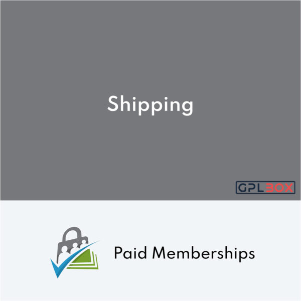 Paid Memberships Pro Shipping Addon Paid Memberships Pro Shipping Addon