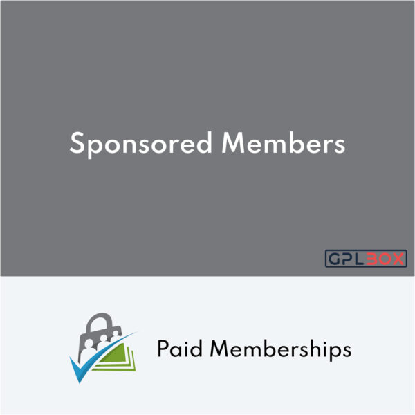 Paid Memberships Pro Sponsored Members Addon