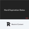 Restrict Content Pro Hard Expiration Dates