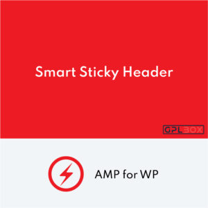 Smart Sticky Header pour AMP