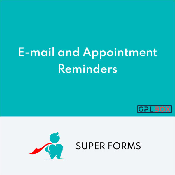 Super Forms E-mail et Appointment Reminders Add-on