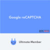 Ultimate Member Google reCAPTCHA