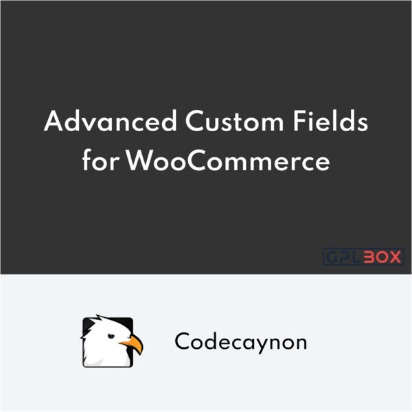 Advanced Custom Fields for WooCommerce Advanced Custom Fields for WooCommerce