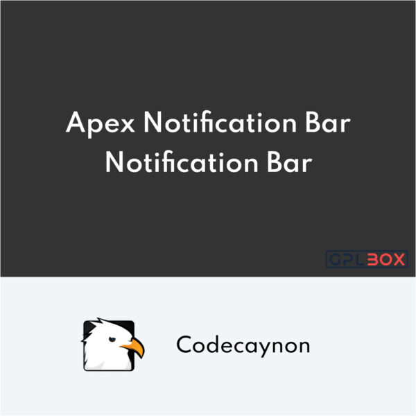 Apex Notification Bar Notification Bar Plugin For WordPress