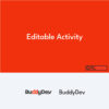 Editable Activity BuddyPress