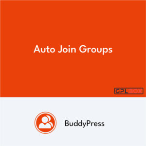 BuddyPress Auto Join Groups