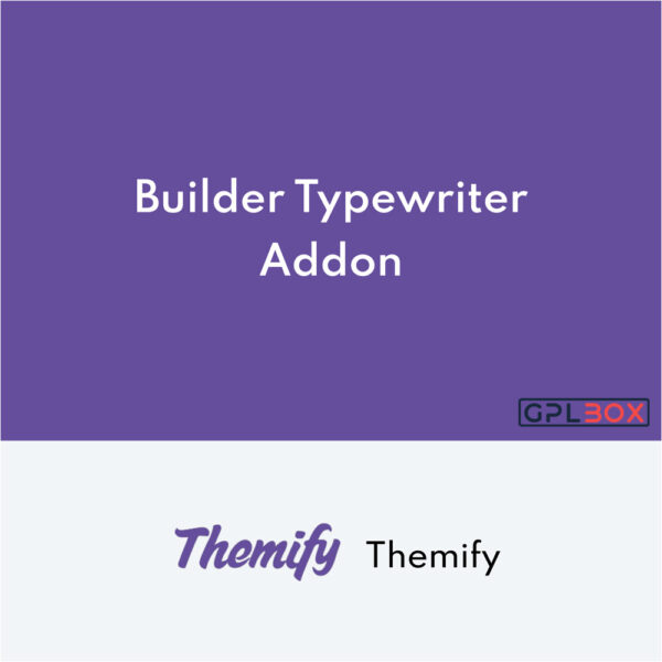 Themify Builder Typewriter Addon