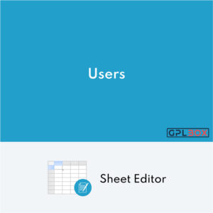 WP Sheet Editor Users