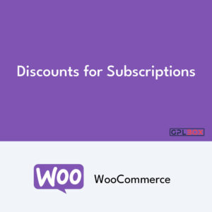 Discounts for WooCommerce Subscriptions