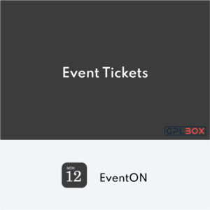 EventOn Event Tickets