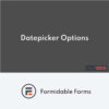 Formidable Forms Datepicker Options