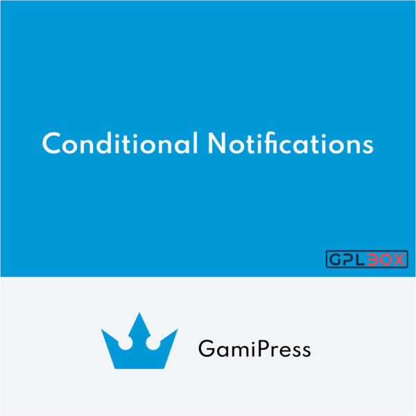 GamiPress Conditional Notifications GamiPress Conditional Notifications