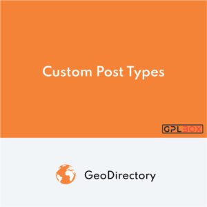 GeoDirectory Custom Post Types