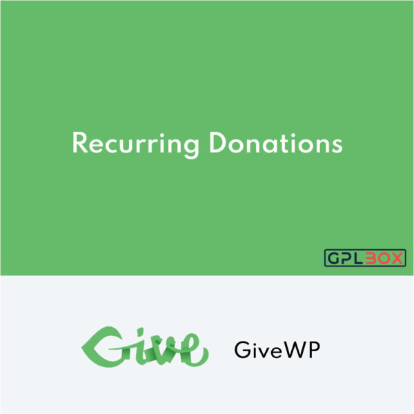 GiveWP Recurring Donations