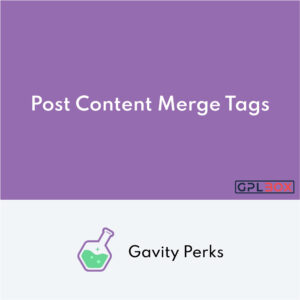 Gravity Perks Post Content Merge Tags