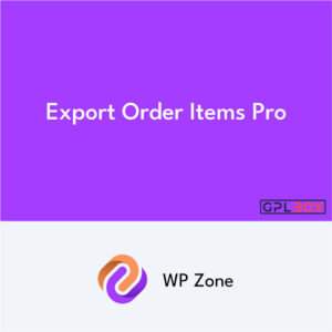 Export Order Items Pro