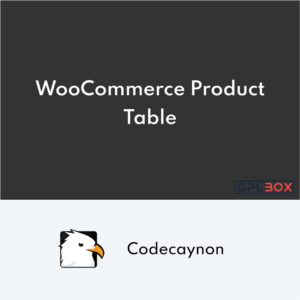 WooCommerce Product Table