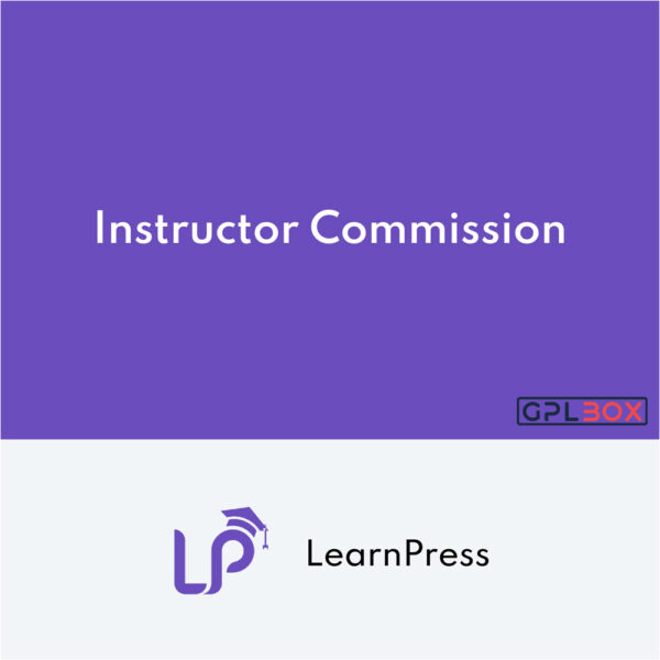 LearnPress Instructor Commission