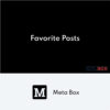 Meta Box Favorite Posts