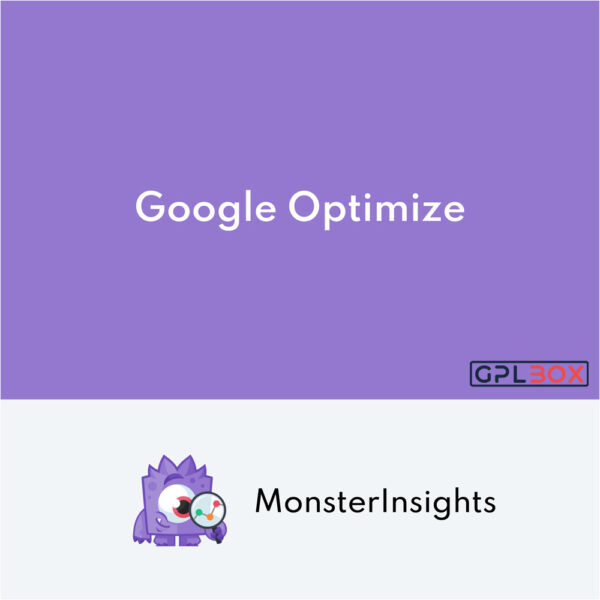 MonsterInsights Google Optimize Addon