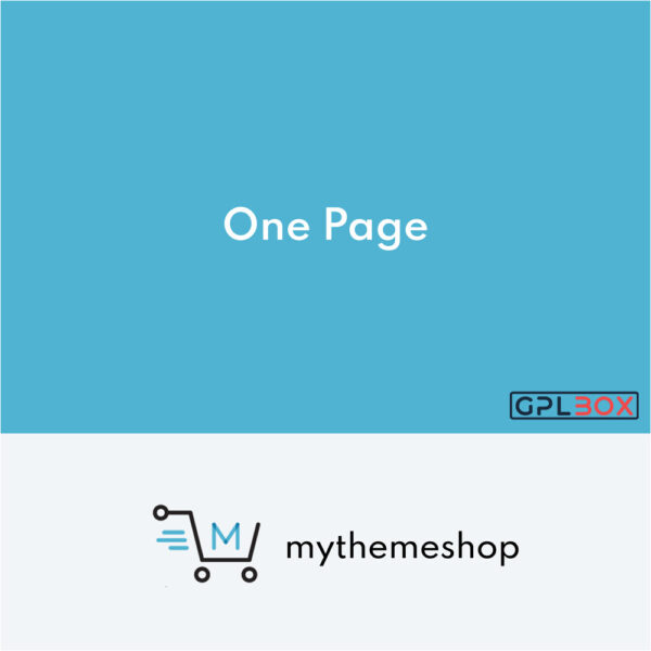 MyThemeShop One Page WordPress Theme