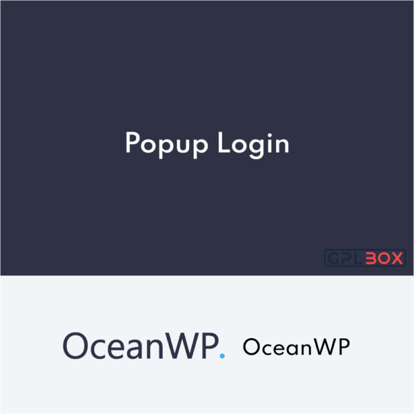 OceanWP Popup Login OceanWP Popup Login