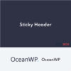 OceanWP Sticky Header