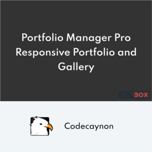 Portfolio Manager Pro Responsive Portfolio and Gallery