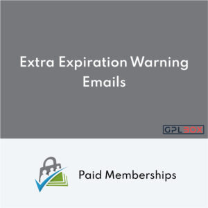 Paid Memberships Pro Extra Expiration Warning Emails Addon