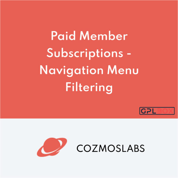 Paid Member Subscriptions Navigation Menu Filtering Addon