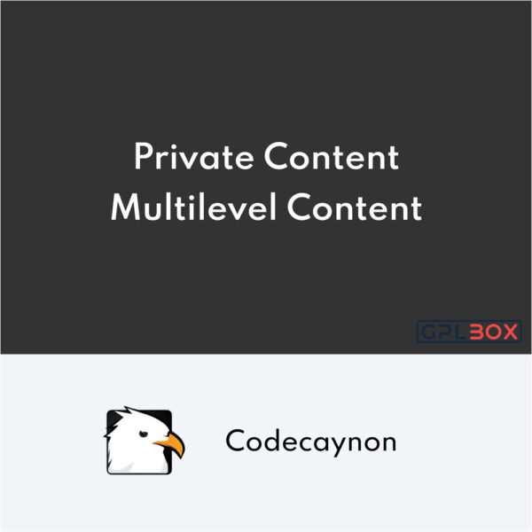 Private Content Multilevel Content WordPress Plugin