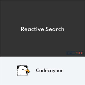 Reactive Search Pro Advanced Wordpress Search Filtering