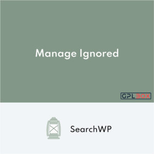 SearchWP Manage Ignored