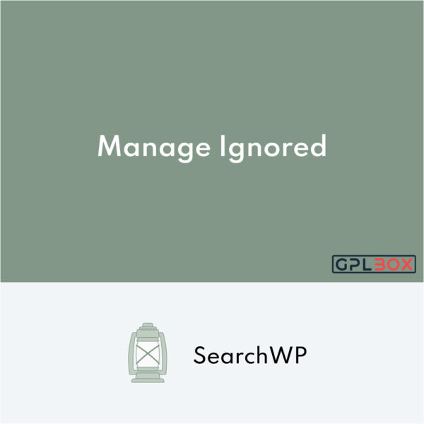 SearchWP Manage Ignored