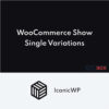 WooCommerce Show Single Variations