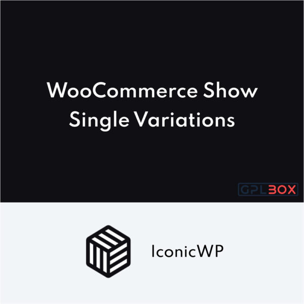 WooCommerce Show Single Variations