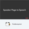 Speaker Page to Speech Plugin for WordPress