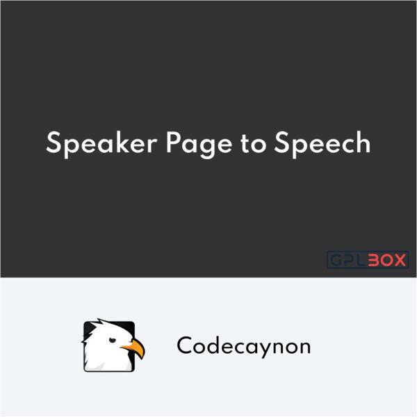 Speaker Page to Speech Plugin for WordPress Speaker Page to Speech Plugin for WordPress