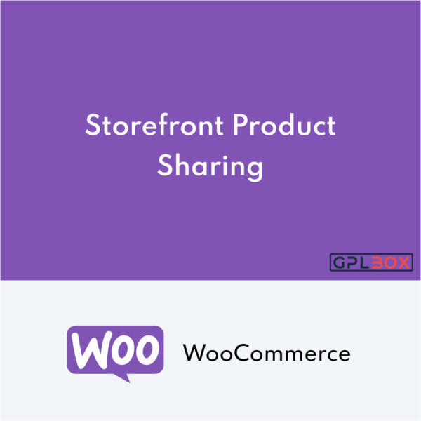 Storefront Product Sharing Storefront Product Sharing